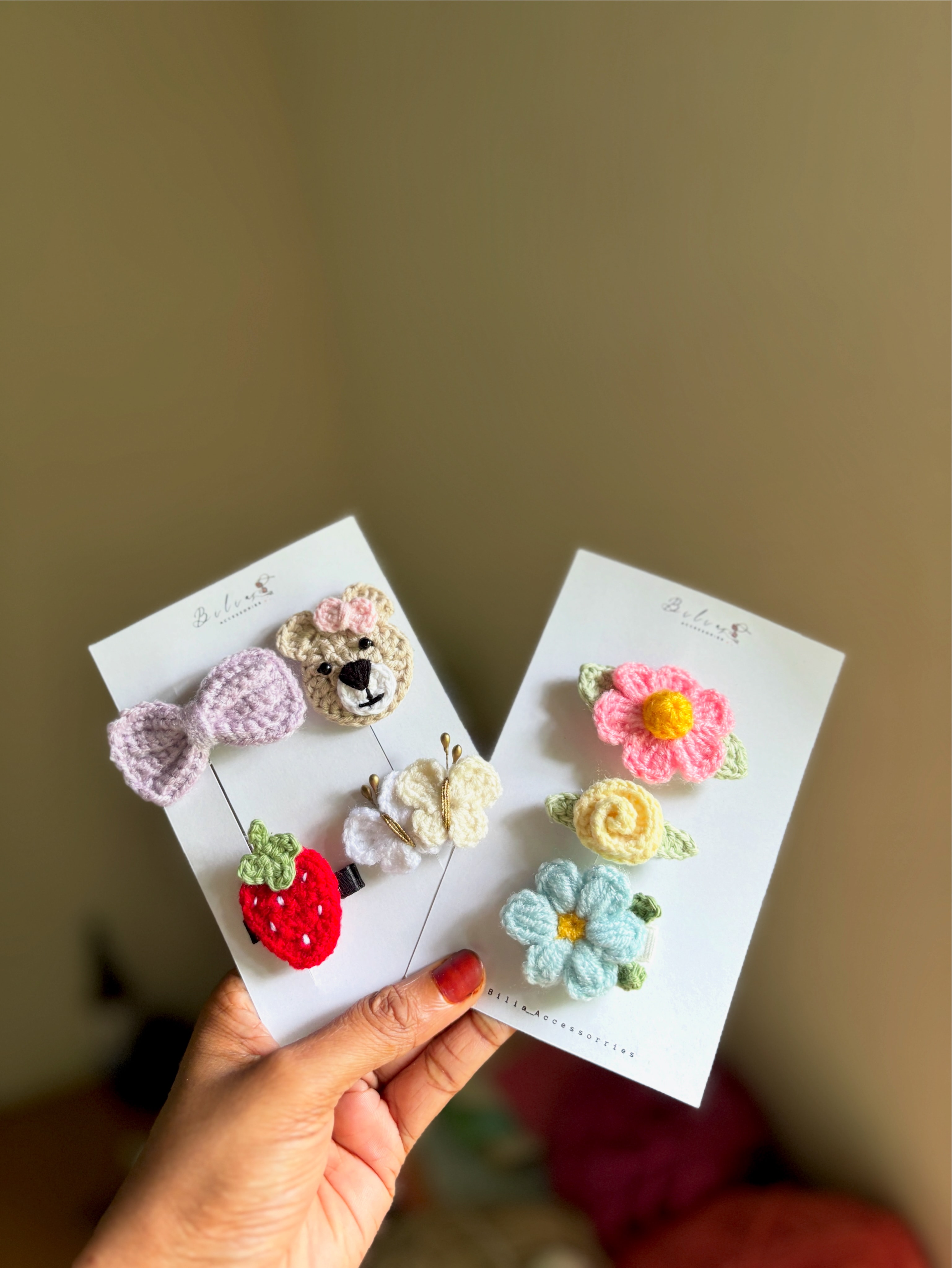 Combo set of 7 clips