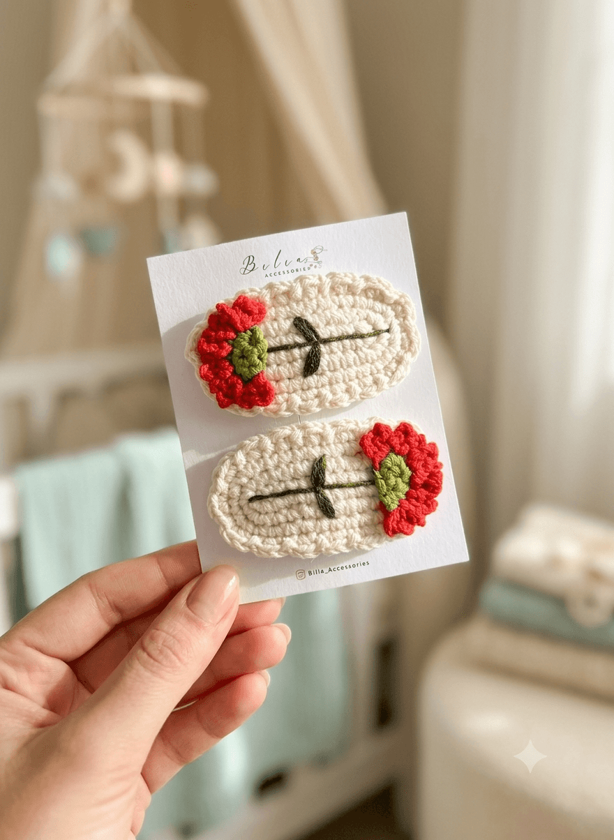     Flora Hair Clip Set