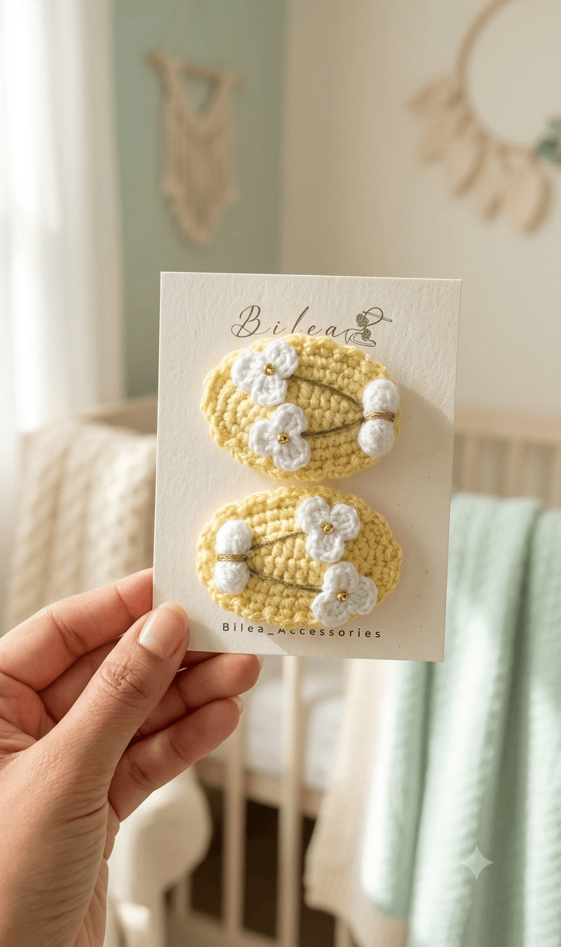     Buttercup Bloom Hair Clips